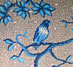 Декор из мозаики для ванной комнаты Birds