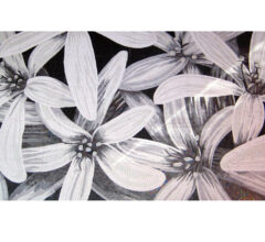 Мозаичное панно Black Lilies